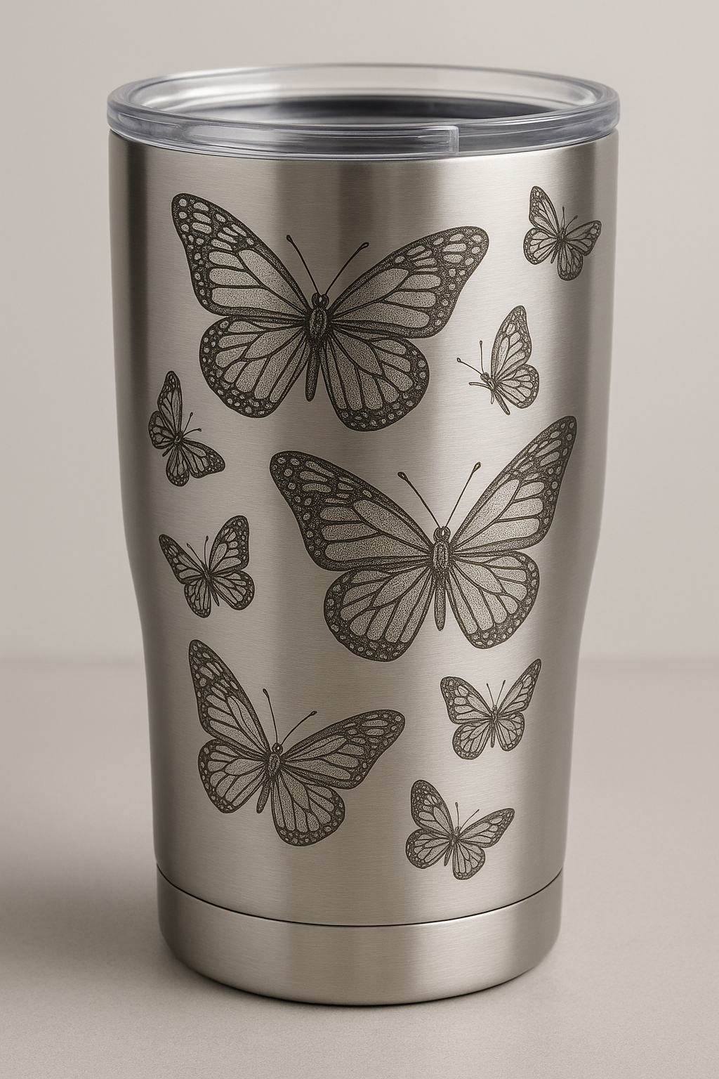 Custom engraved tumblers with personalized designs