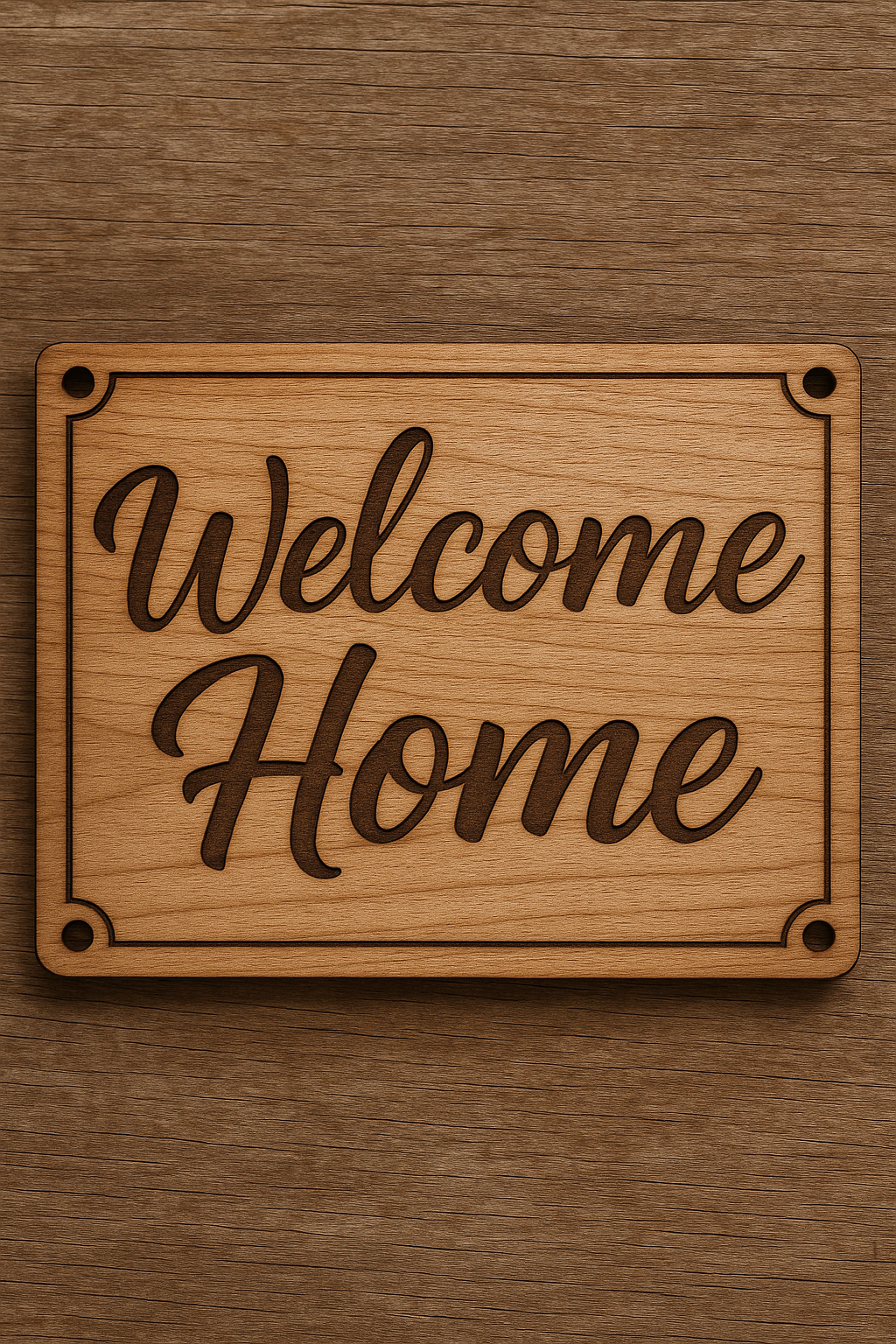 Laser engraved wood signs and plaques